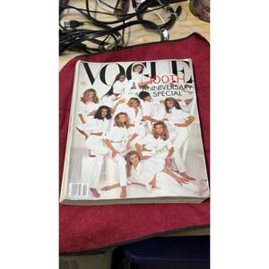 Vogue 100th Anniversary Special April Issue – Supermodels – Vintage Magazine